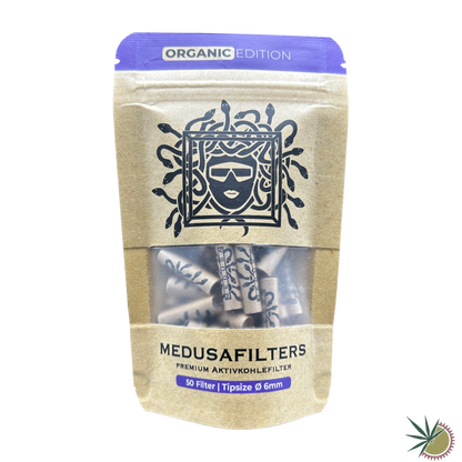 Medusa Zellstoff-Aktivkohlefilter Ø6mm 1 Packung á 50 Stück verschiedene Farben