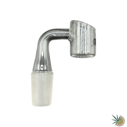 Black Leaf Dabbing Banger Ölaufsatz aus Borosilikatglas verschiedene Schliffe 90° gewinkelt