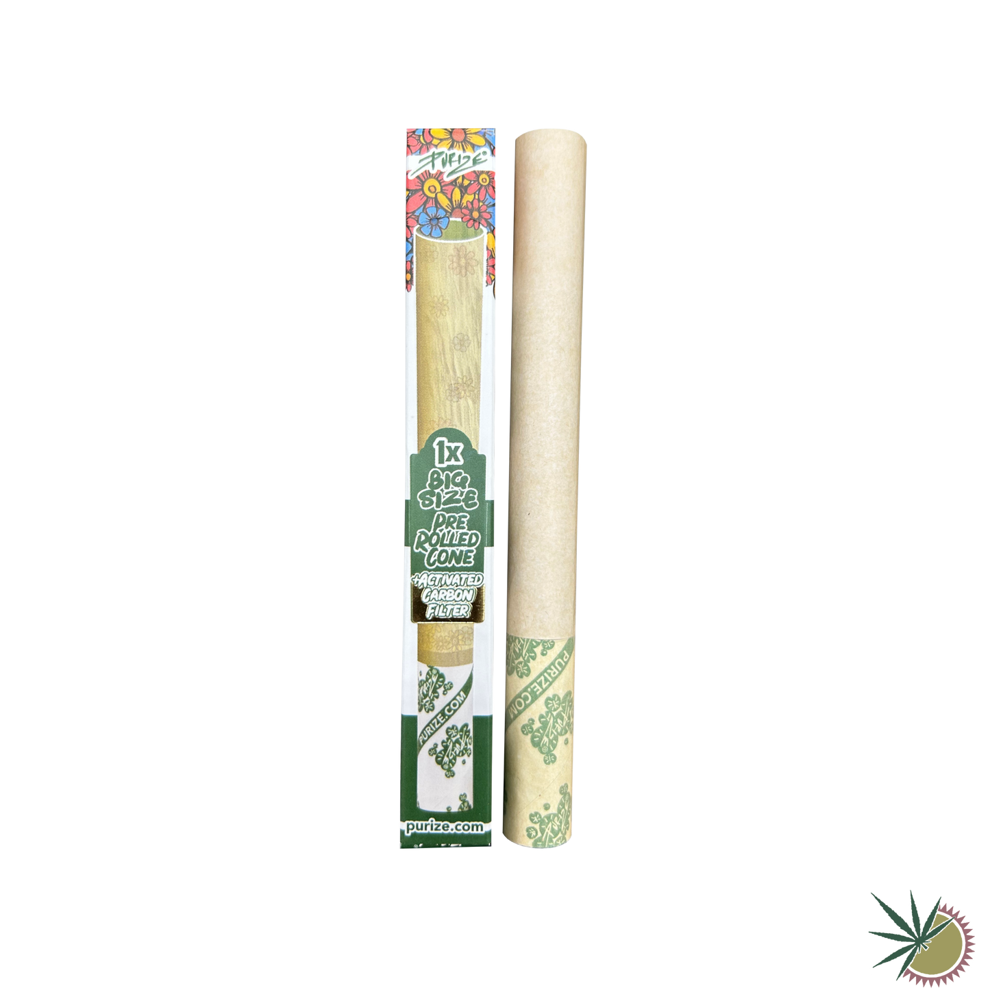 Purize Cone Hülse mit Big Size 14mm Aktivkohlefilter 1 Packung á 1 Cone Hülse