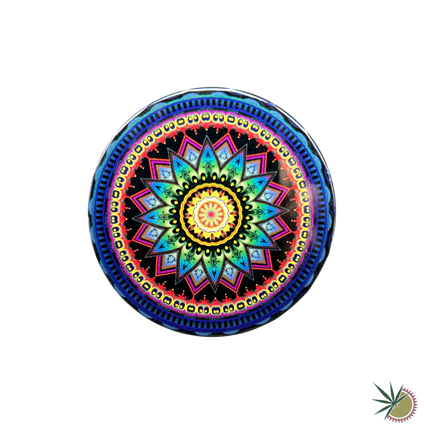 Black Leaf Metalldose "Mandala Blau" rund Ø55mm