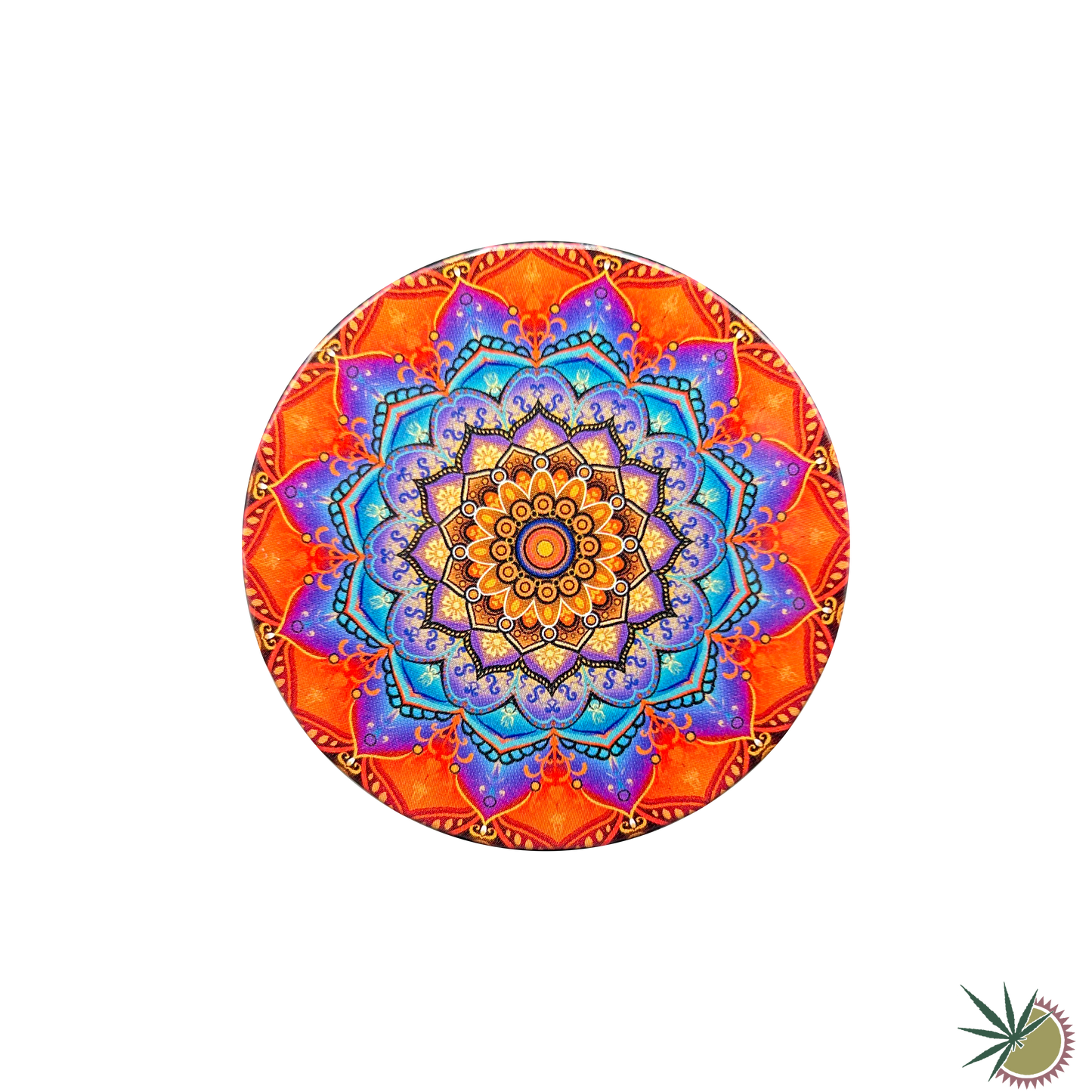 Black Leaf Metalldose "Mandala Rot" rund Ø55mm