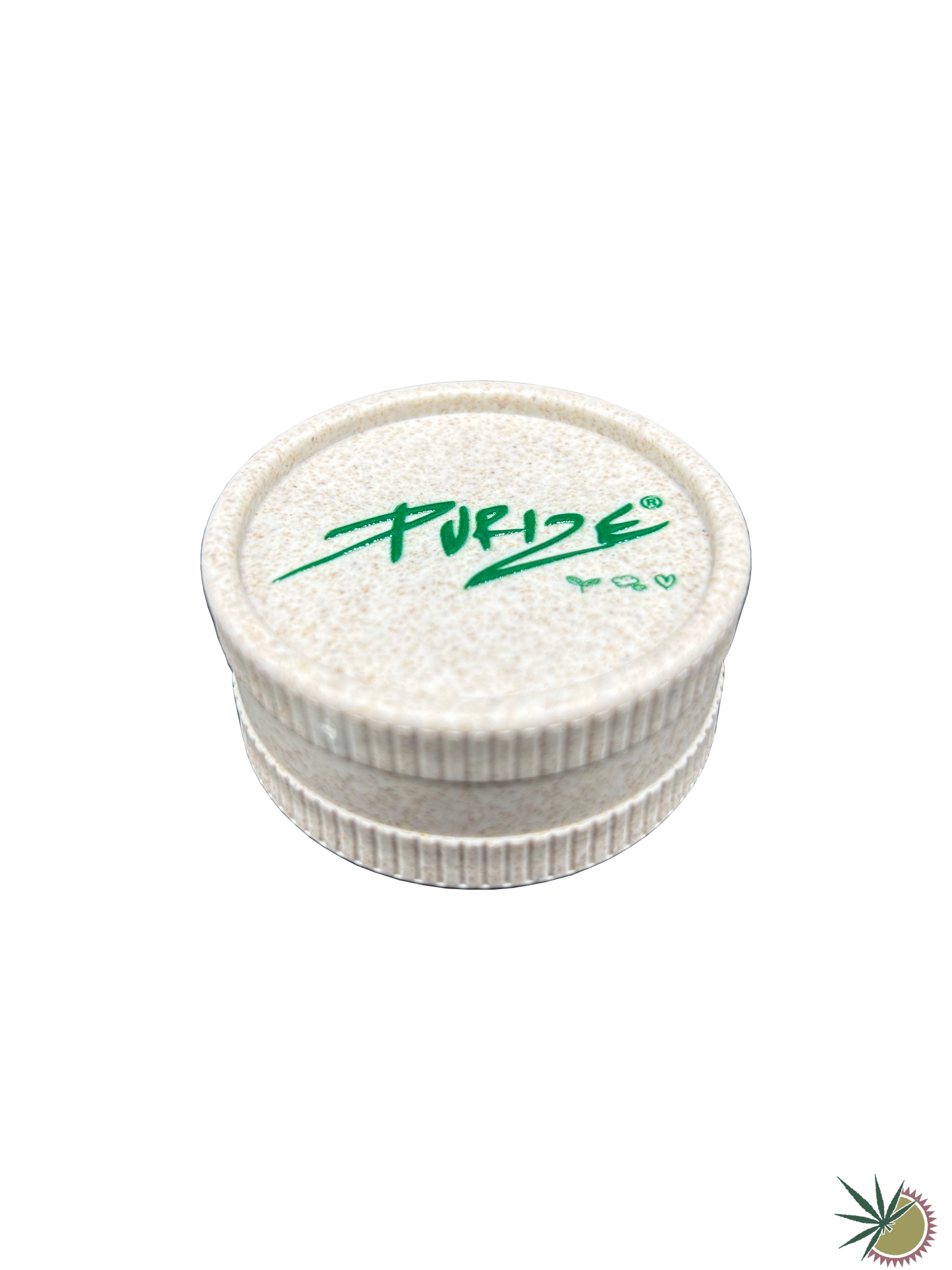 Grinder 2-teilig "Purize" Ø55mm aus Kunststoff mit organischem Anteil