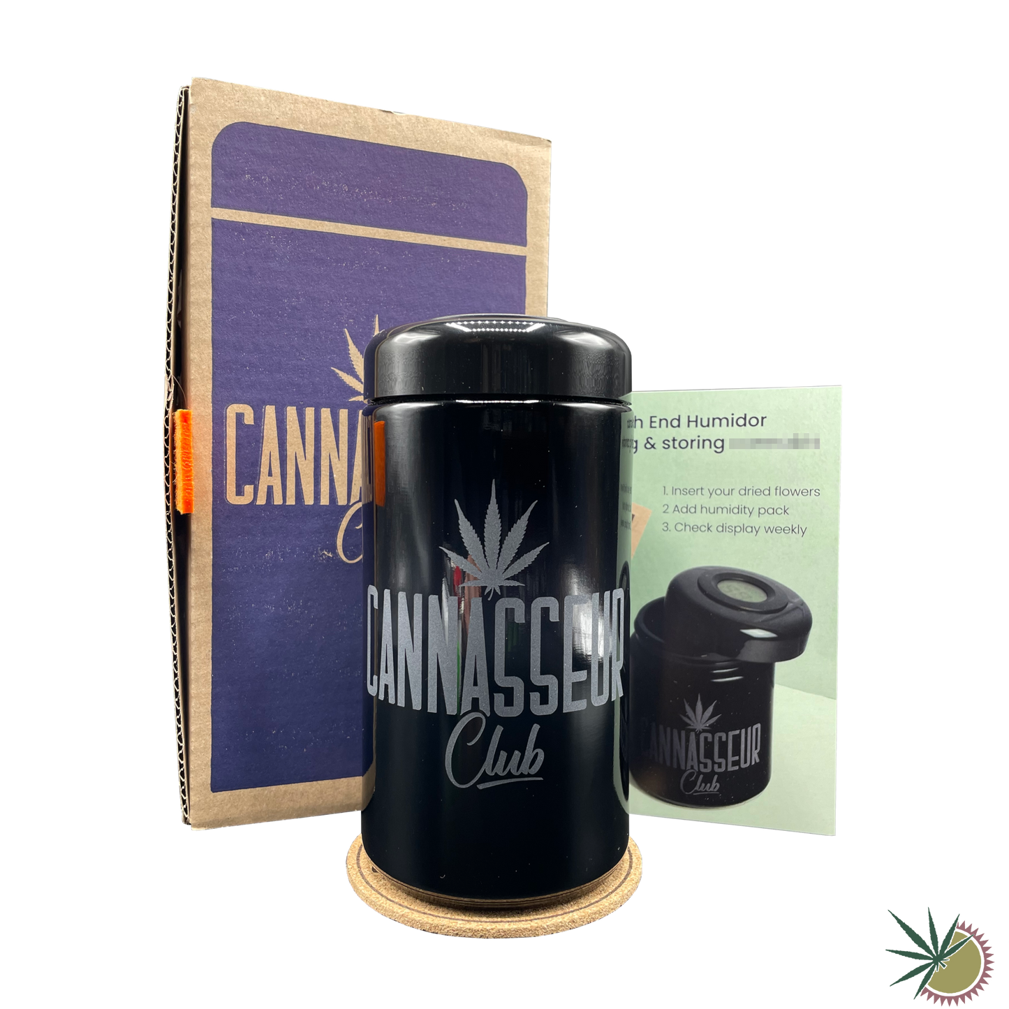 Cannasseur Club Humidor Größe Large zum lagern/trocknen/verfeinern von Kräutern etc.