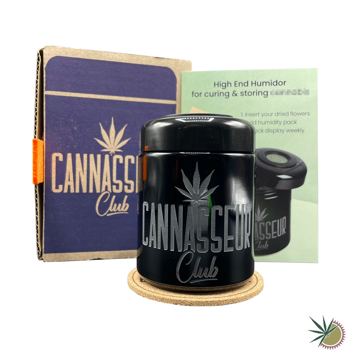 Cannasseur Club Humidor Größe Medium zum lagern/trocknen/verfeinern von Kräutern etc.