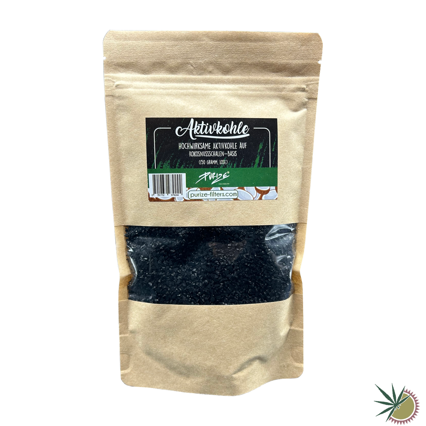 Purize Aktivkohle lose 150g oder 500g aus Kokosnussschalen