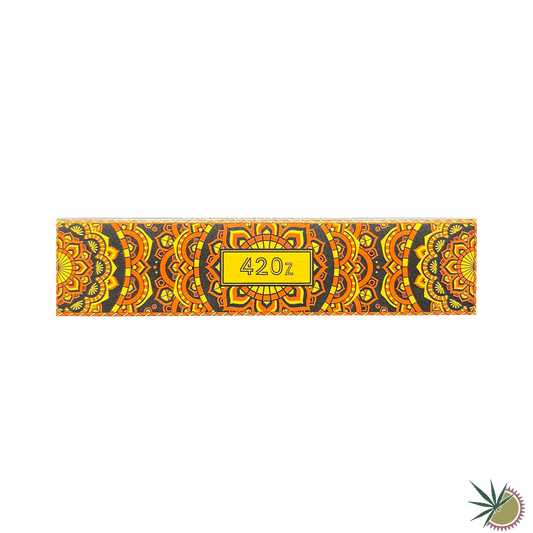 "420z" Grüne Longpapers aus Pflanzenfasern King Size Slim