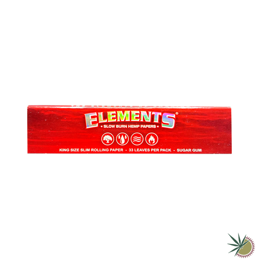 Elements Red Longpapers aus Hanf King Size Slim