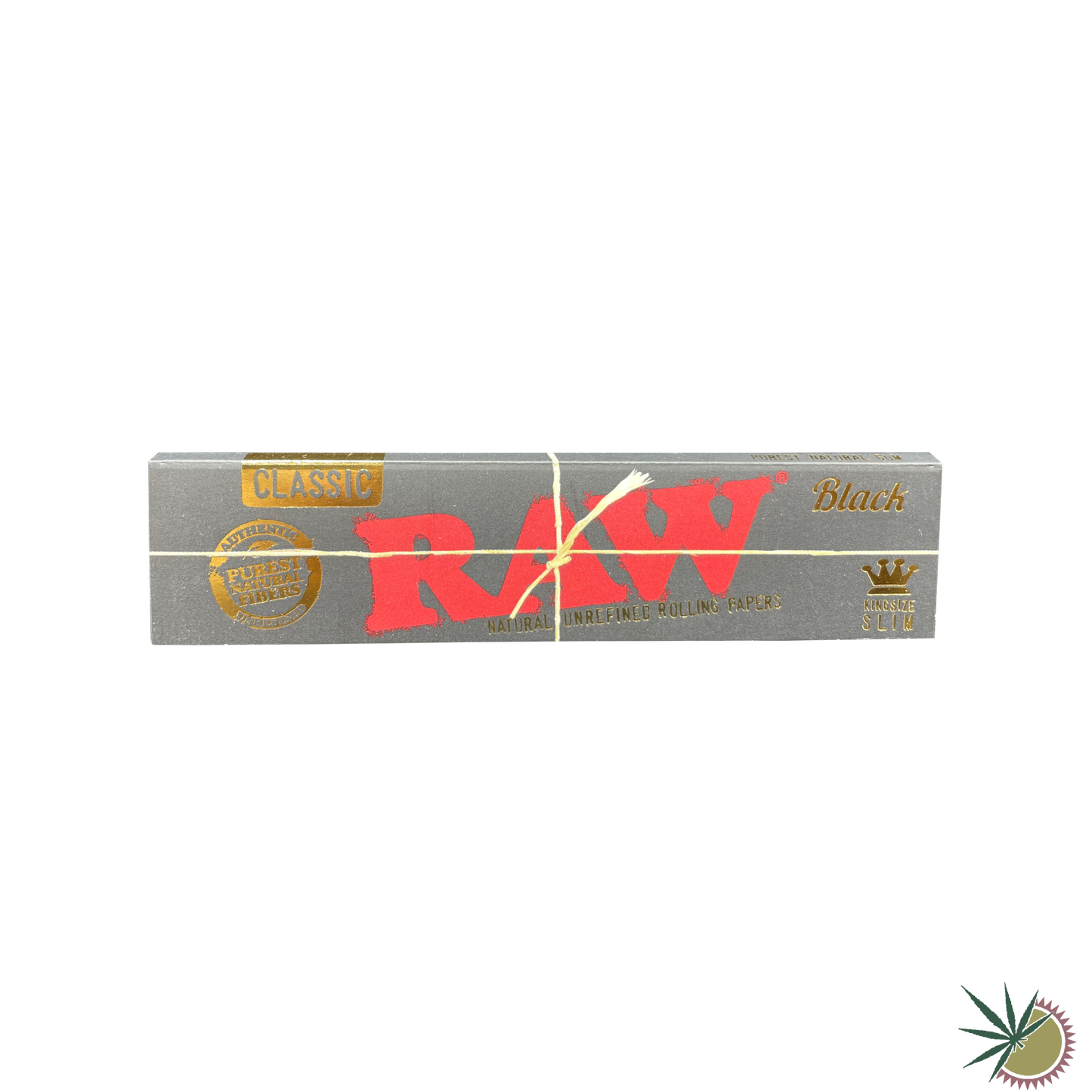 RAW Black Classic Longpapers ungebleicht King Size Slim