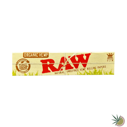 RAW Organic Hemp Longpapers aus Hanf King Size Slim - THC Headshop