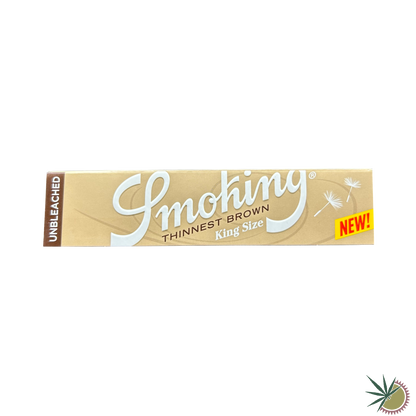 Smoking Thinnest Brown Longpapers ungebleicht King Size Slim