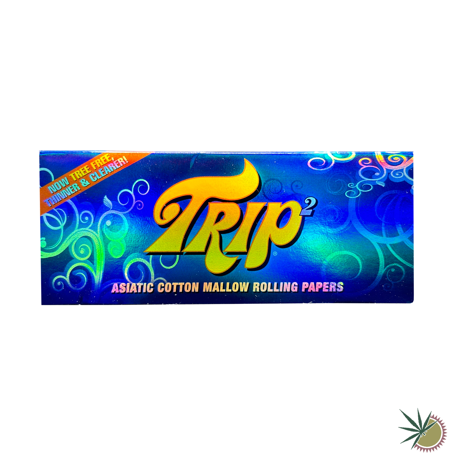 Trip Transparente Longpapers aus Baumwollmalve King Size