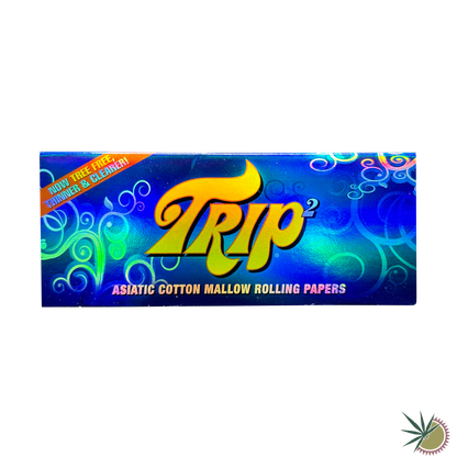 Trip Transparente Longpapers aus Baumwollmalve King Size