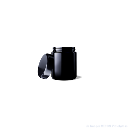 MIRON Original Violettglas zum Lagern/Fermentieren von Kräutern etc. mit Schraubdeckel verschiedene Größen