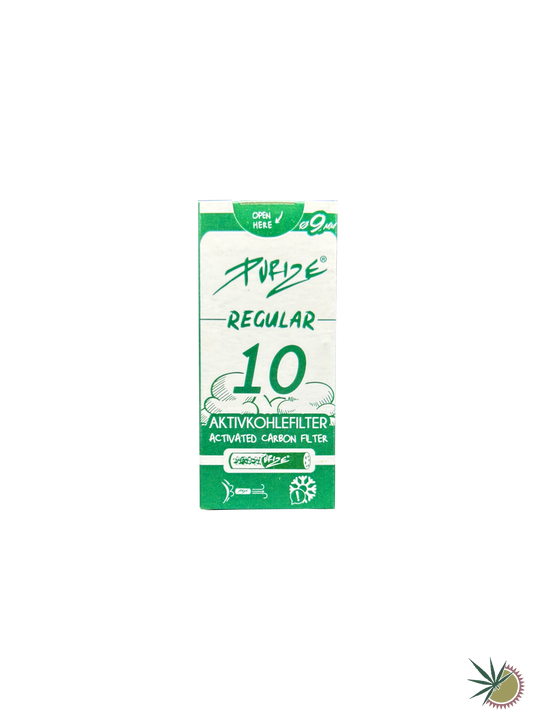 Purize Aktivkohlefilter Ø9mm Regular 1 Packung á 10 Stück