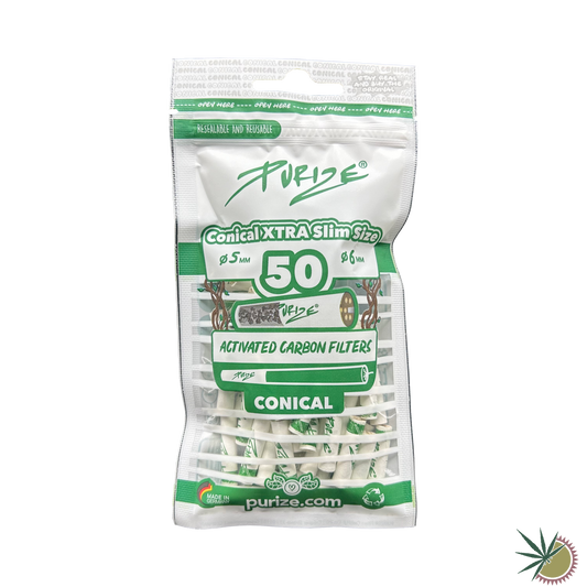 Purize Aktivkohlefilter Conical/Konisch Ø5mm > Ø6mm 1 Packung á 50 Stück