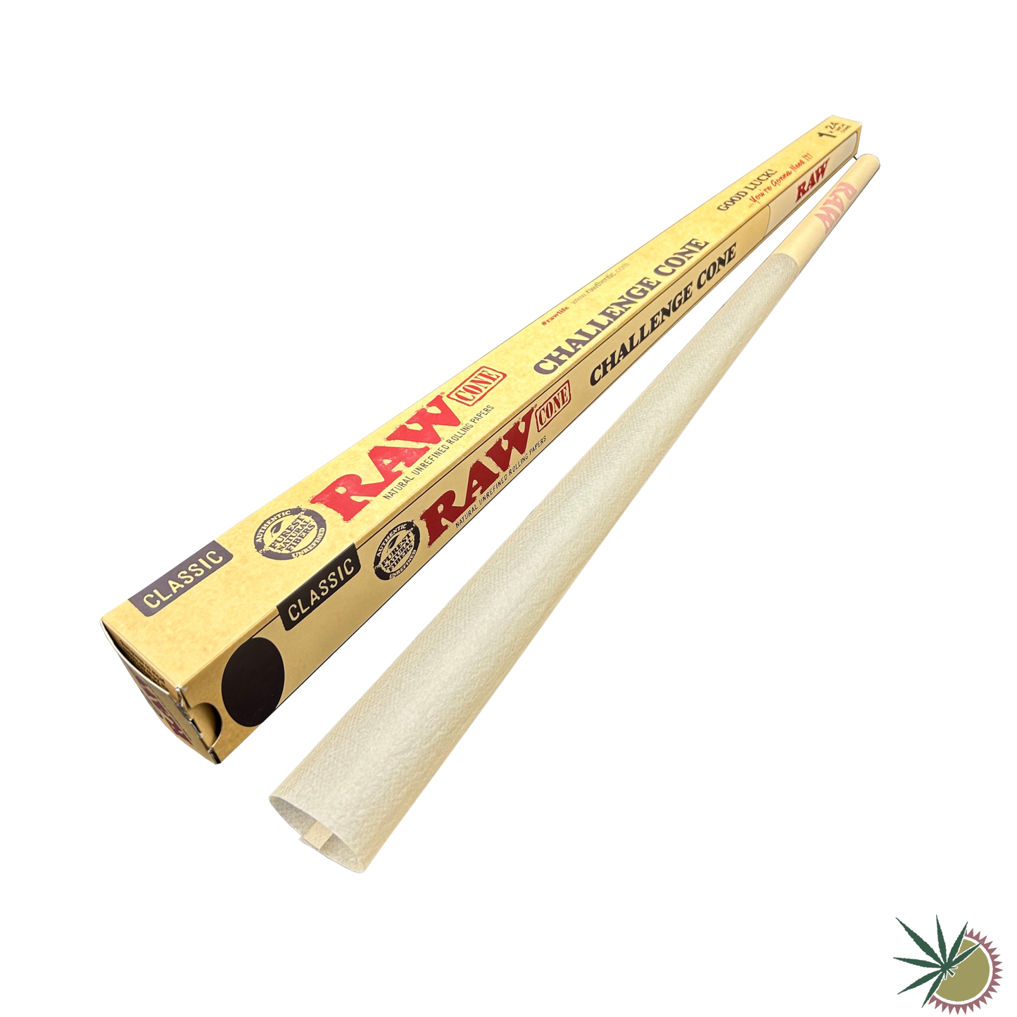 RAW Classic Challenge Cone 61cm riesige Hülse zum füllen aus ungebleichtem Papier