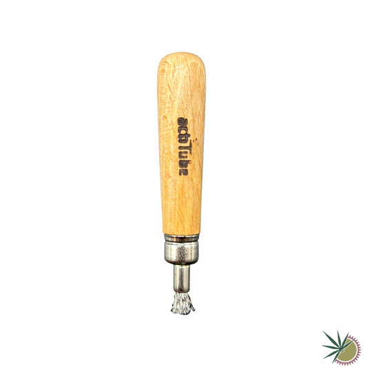 Siebbürste ActiTube Metall mit Holzgriff ca. 7.5cm