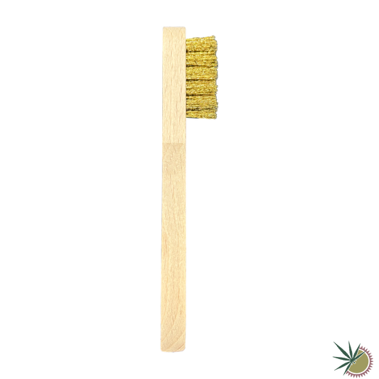 Siebbürste Messing mit Holzgriff