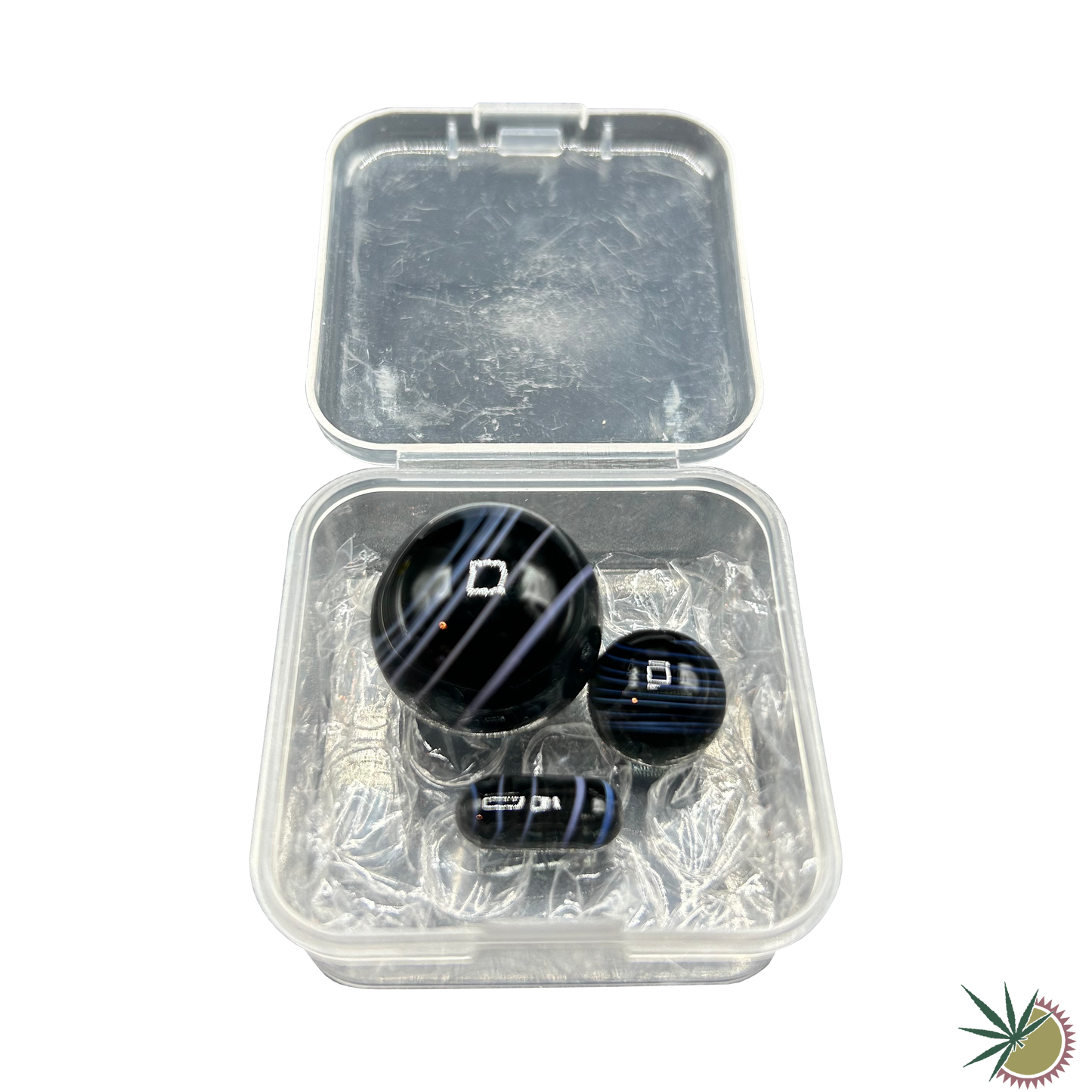 Terp Pearls aus Glas für Terp Slurper Banger 3-teilig Set verschiedene Farben