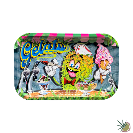 Tray "Gelato" aus Metall 27.5x17.5cm