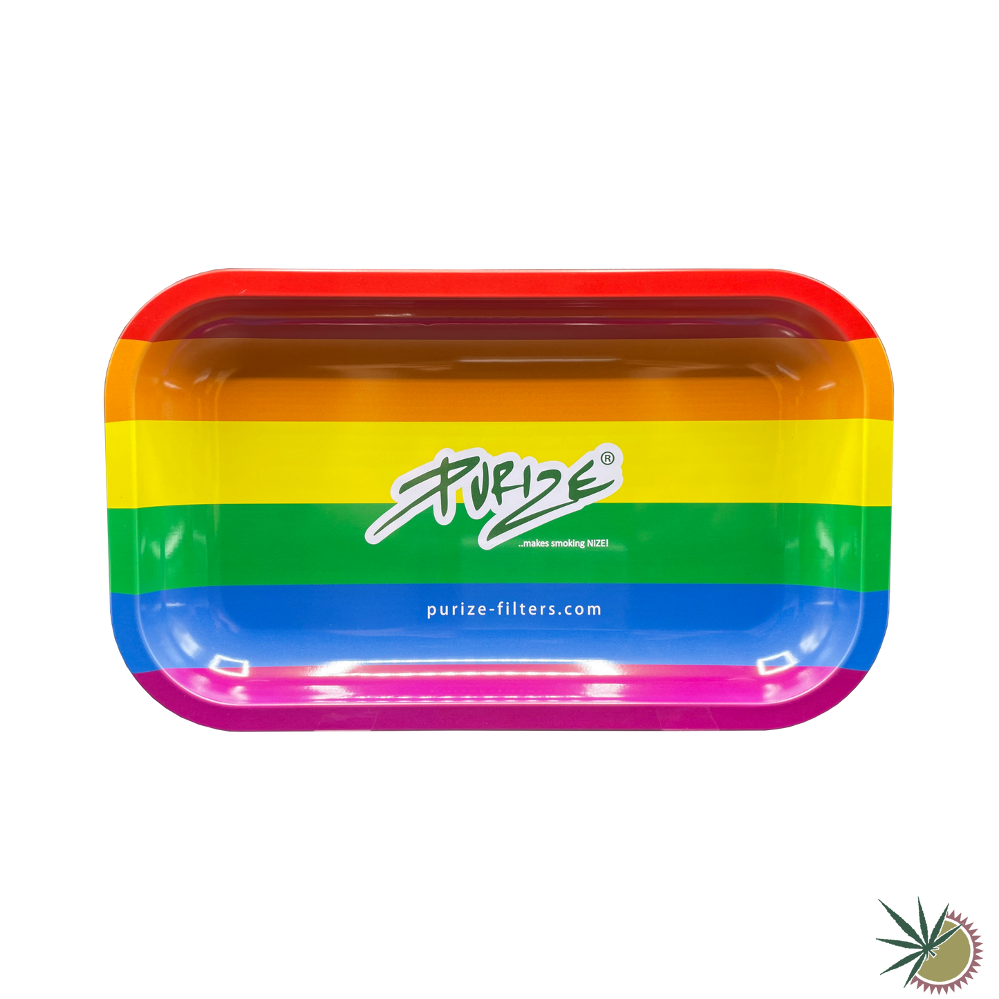 Bauunterlage Purize "Rainbow" aus Metall 27x16cm