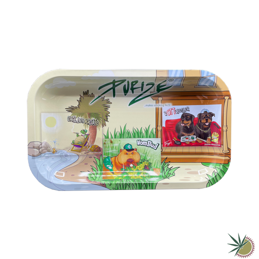 Bauunterlage Purize "Stigga Zoo" aus Metall 27x16cm