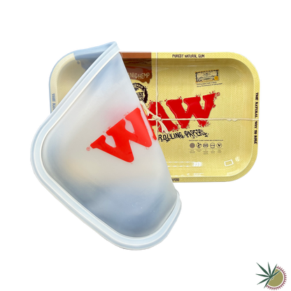 Bauunterlage RAW "Classic" aus Metall mit abnehmbarem Silikonüberzug 27.5x17.5cm