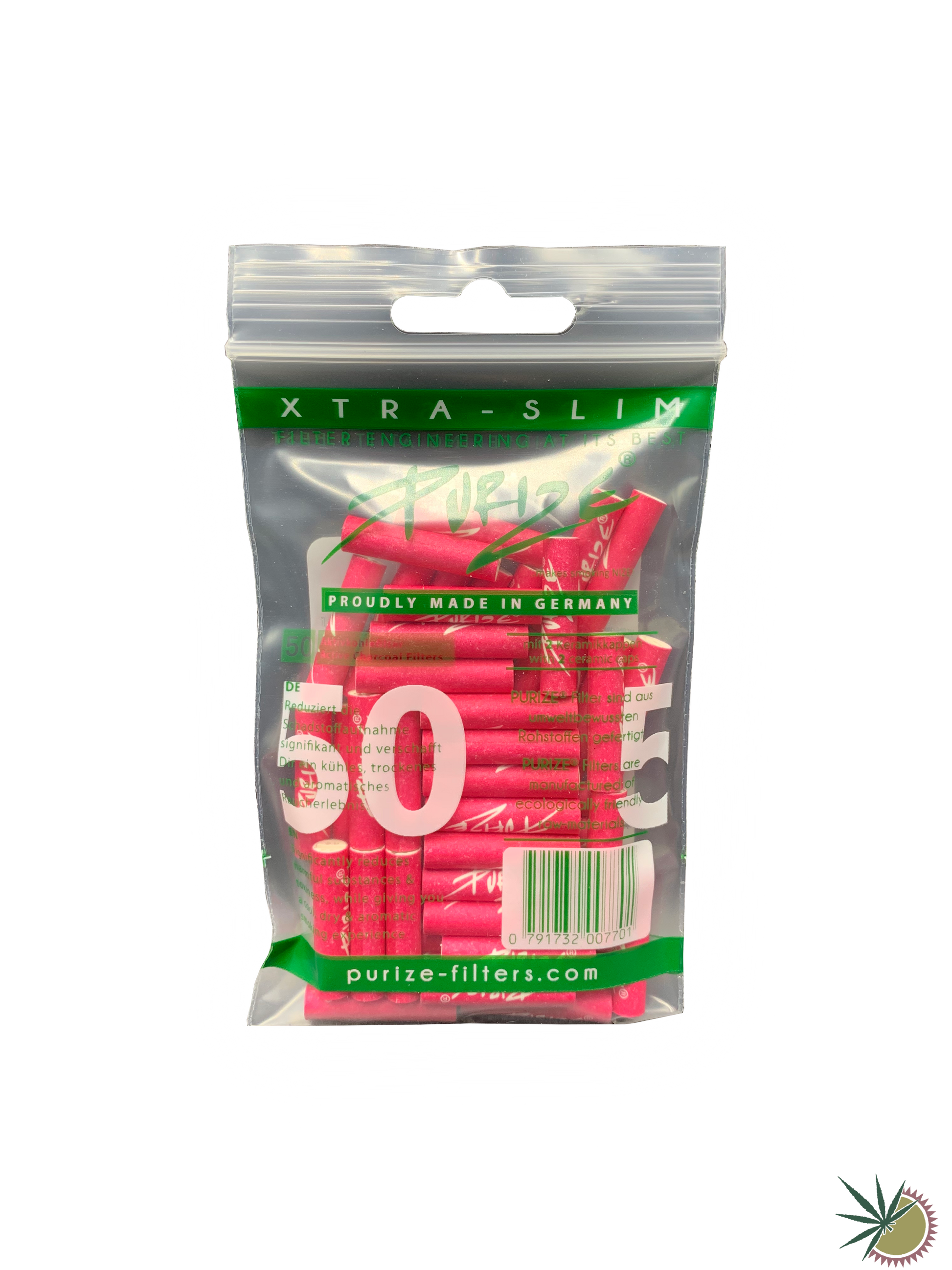 Purize Aktivkohlefilter Ø 5,9mm Xtra Slim 50 Stück verschiedene Farben - THC Headshop