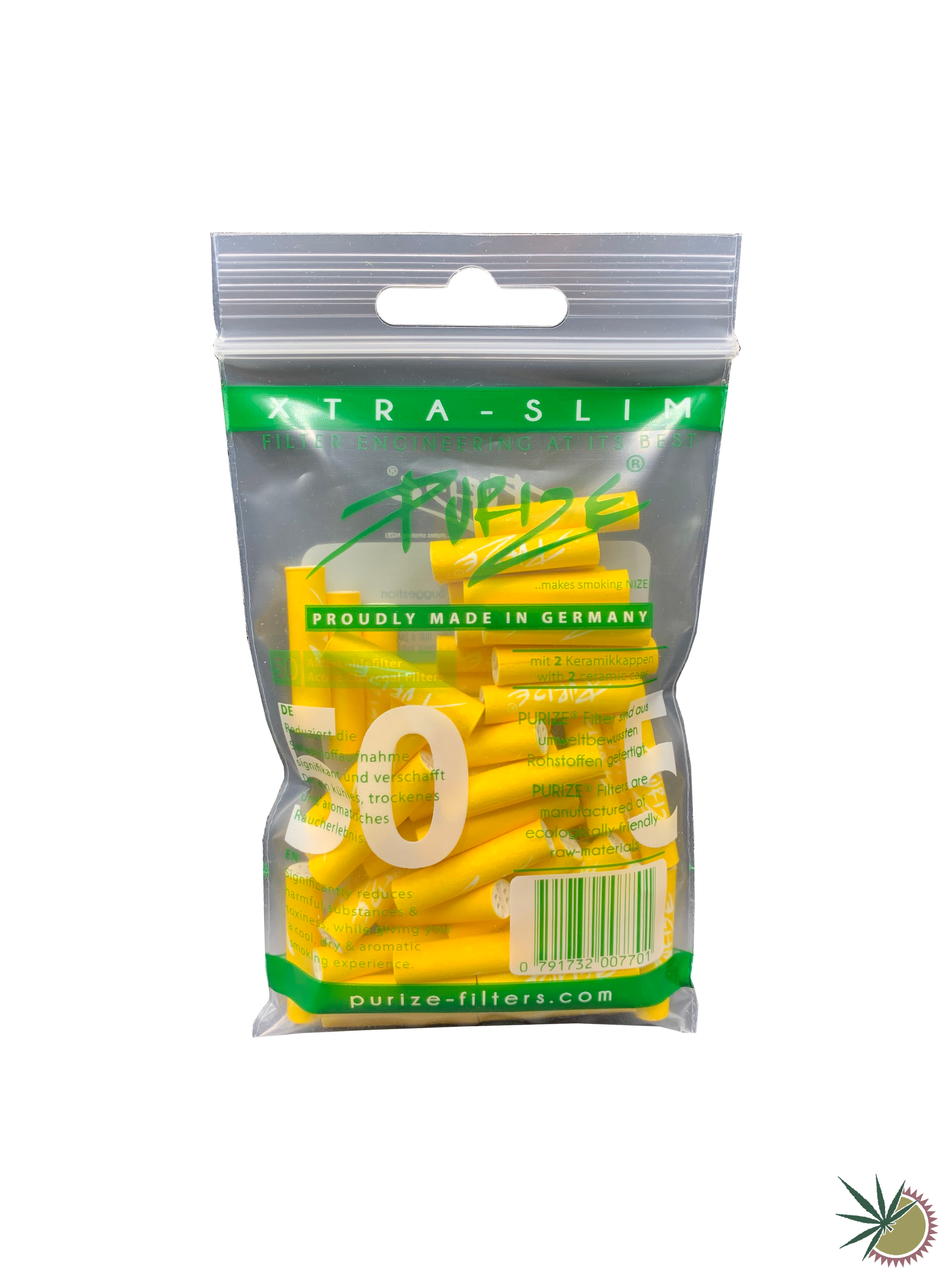 Purize Aktivkohlefilter Ø 5,9mm Xtra Slim 50 Stück verschiedene Farben - THC Headshop