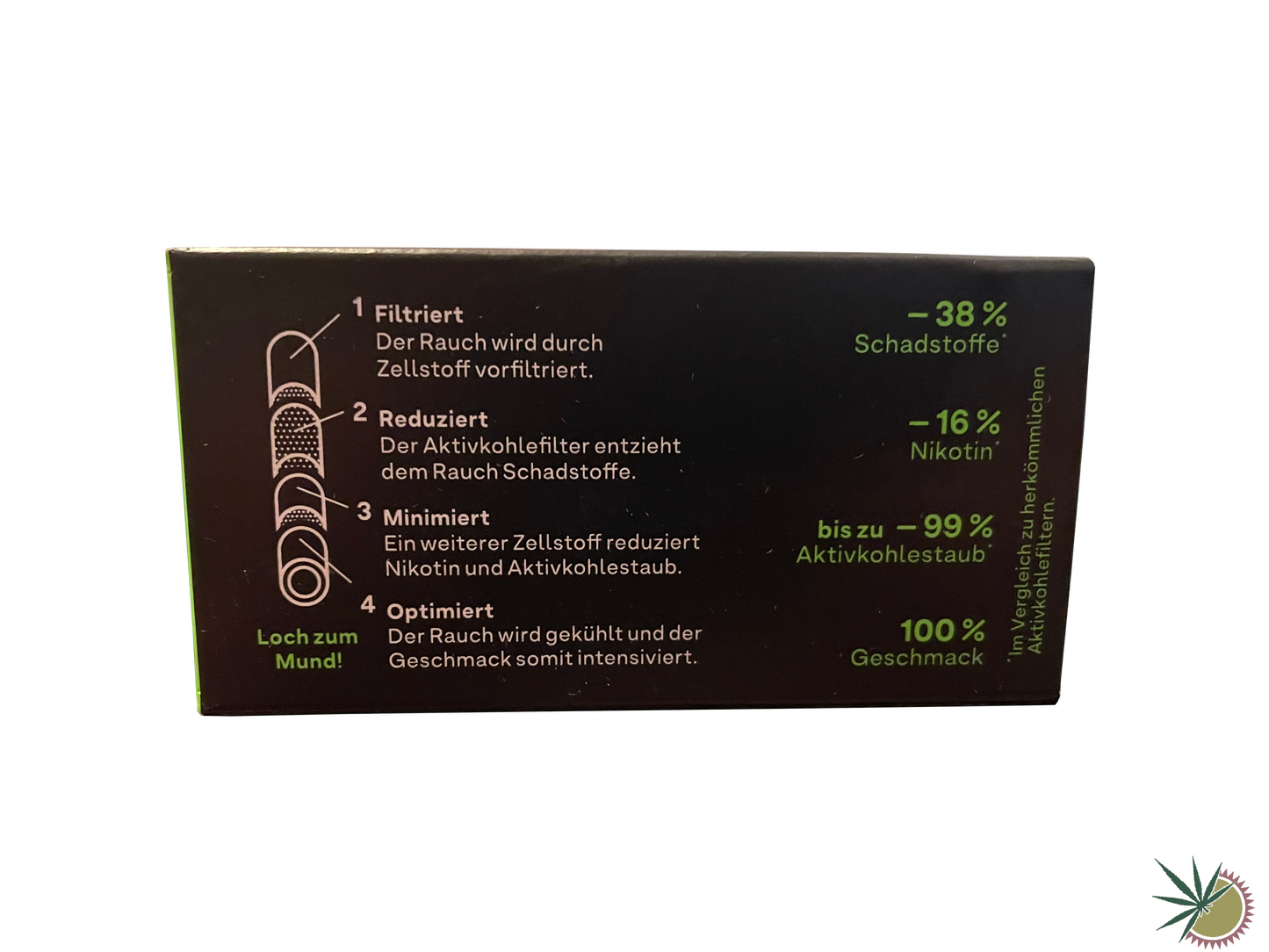 Hybrid Supreme Aktivkohlefilter Ø6.4mm 55 Stück - THC Headshop