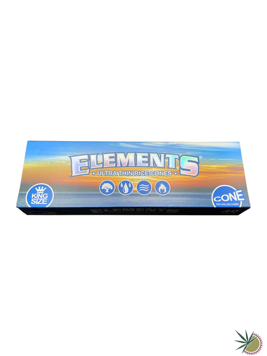 Elements Cones Hülsen 1 Packung á 40 Stück - THC Headshop