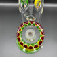 Zenit Bong "Rasta Style" 18.8er Schliff Mega-Cut 5mm 49cm - THC Headshop