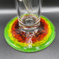 Zenit Bong "Rasta Style" 18.8er Schliff Mega-Cut 5mm 49cm - THC Headshop