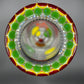 Zenit Bong "Rasta Style" 18.8er Schliff Mega-Cut 5mm 49cm - THC Headshop