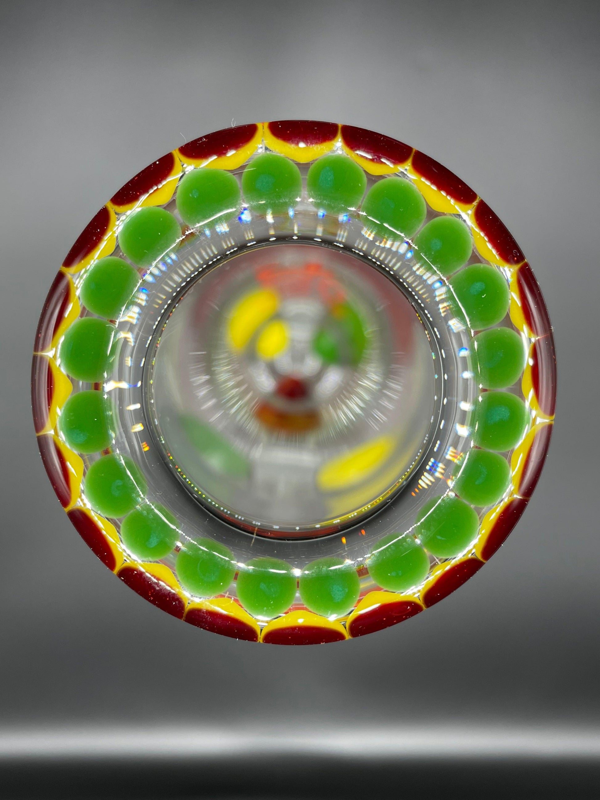 Zenit Bong "Rasta Style" 18.8er Schliff Mega-Cut 5mm 49cm - THC Headshop