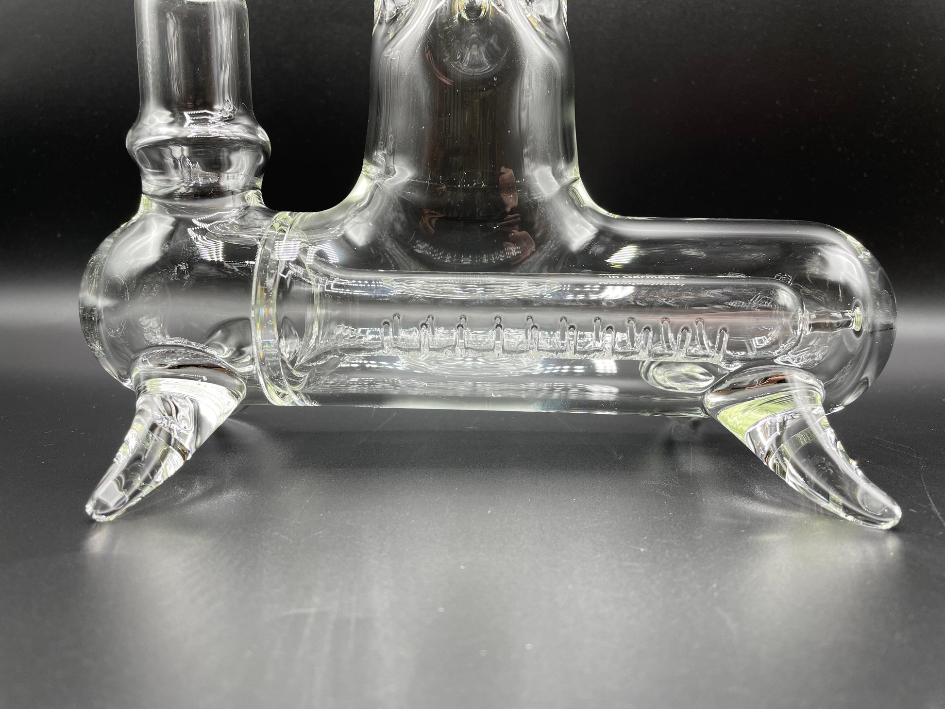 Zenit Bong 18.8er Schliff "Inlinebong/Querrohr" Eisnasen 3.5mm 40cm - THC Headshop