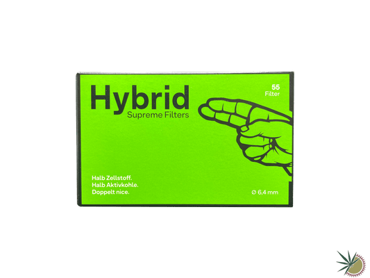 Hybrid Supreme Aktivkohlefilter Ø6.4mm 1 Packung á 55 Stück - THC Headshop
