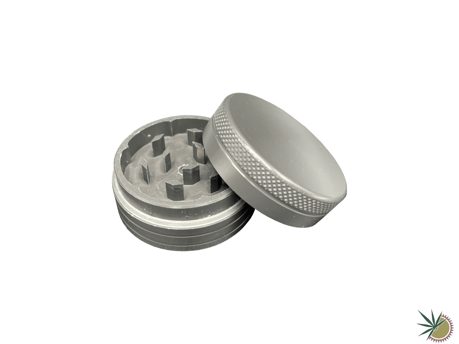 Grinder 2-teilig "Anodisiert" Ø40mm aus gehärtetem Metall - THC Headshop