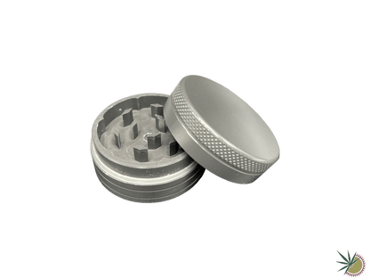 Grinder 2-teilig "Anodisiert" Ø40mm aus gehärtetem Metall - THC Headshop