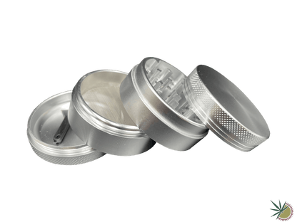 Grinder 4-teilig "Basic" Ø50mm aus Metall - THC Headshop