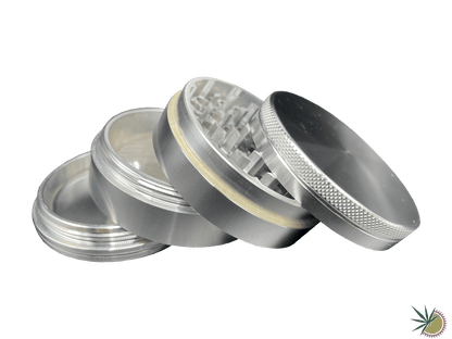 Grinder 4-teilig "Basic" Ø63mm aus Metall - THC Headshop