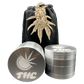 Grinder 4-teilig "THC Headshop Weedsun" Ø50mm aus Metall - THC Headshop