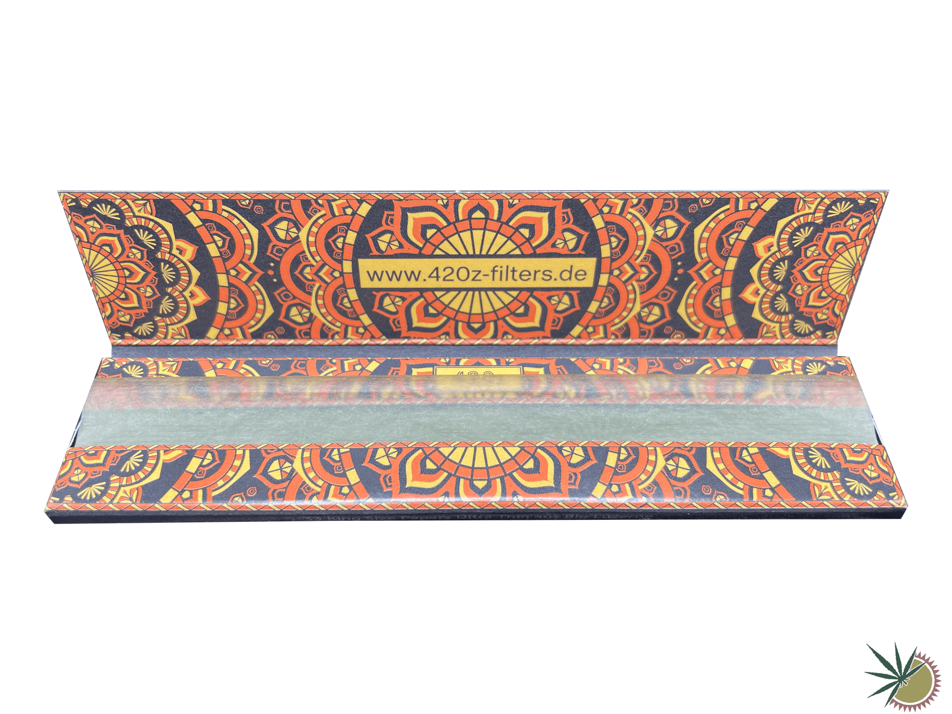 "420z" Grüne Longpapers aus Pflanzenfasern King Size Slim - THC Headshop