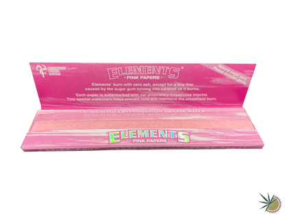 Elements Longpapers Pink King Size Slim - THC Headshop