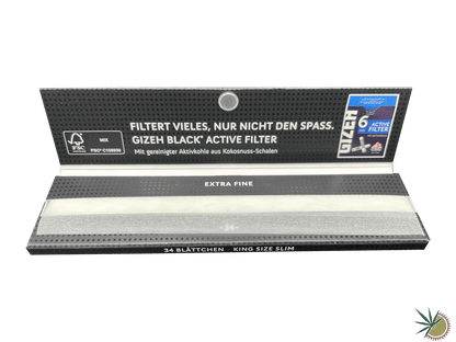 Gizeh Black Longpapers King Size Slim - THC Headshop
