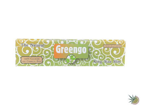 Greengo Longpapers ungebleicht King Size Slim + Tips - THC Headshop