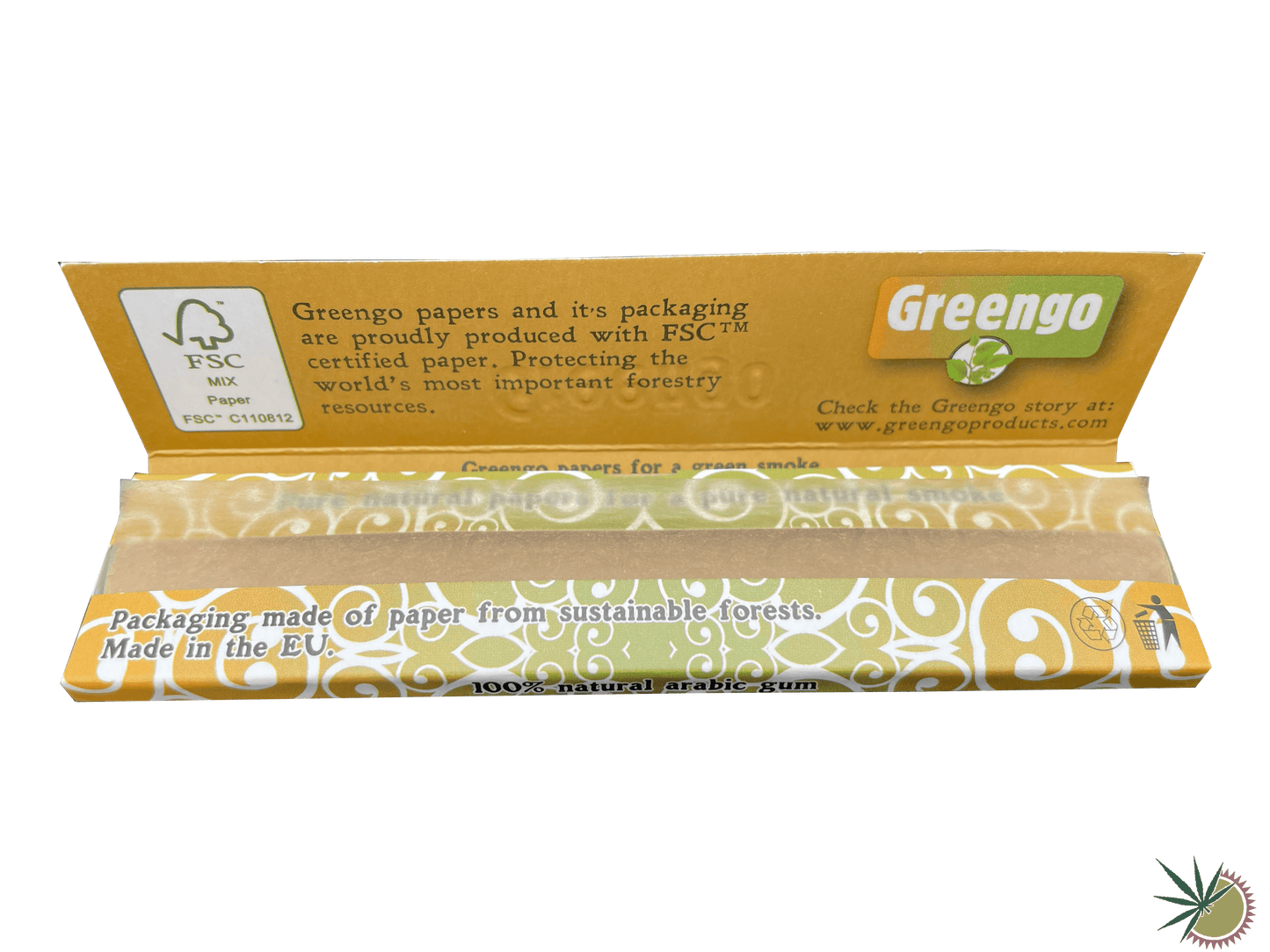 Greengo Longpapers ungebleicht King Size Extra Slim - THC Headshop