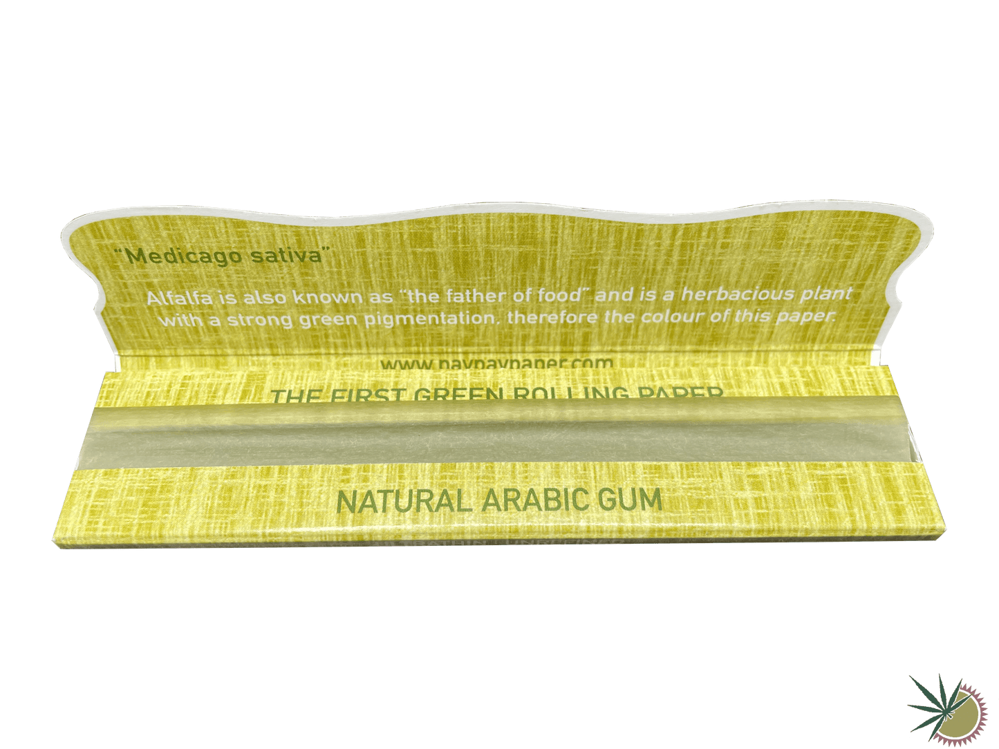 Pay-Pay Grüne Longpapers aus Pflanzenfasern King Size Slim - THC Headshop