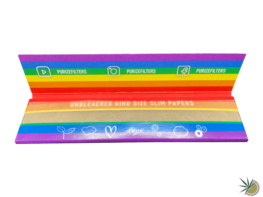 Purize Rainbow-Edition Longpapers ungebleicht King Size Slim - THC Headshop