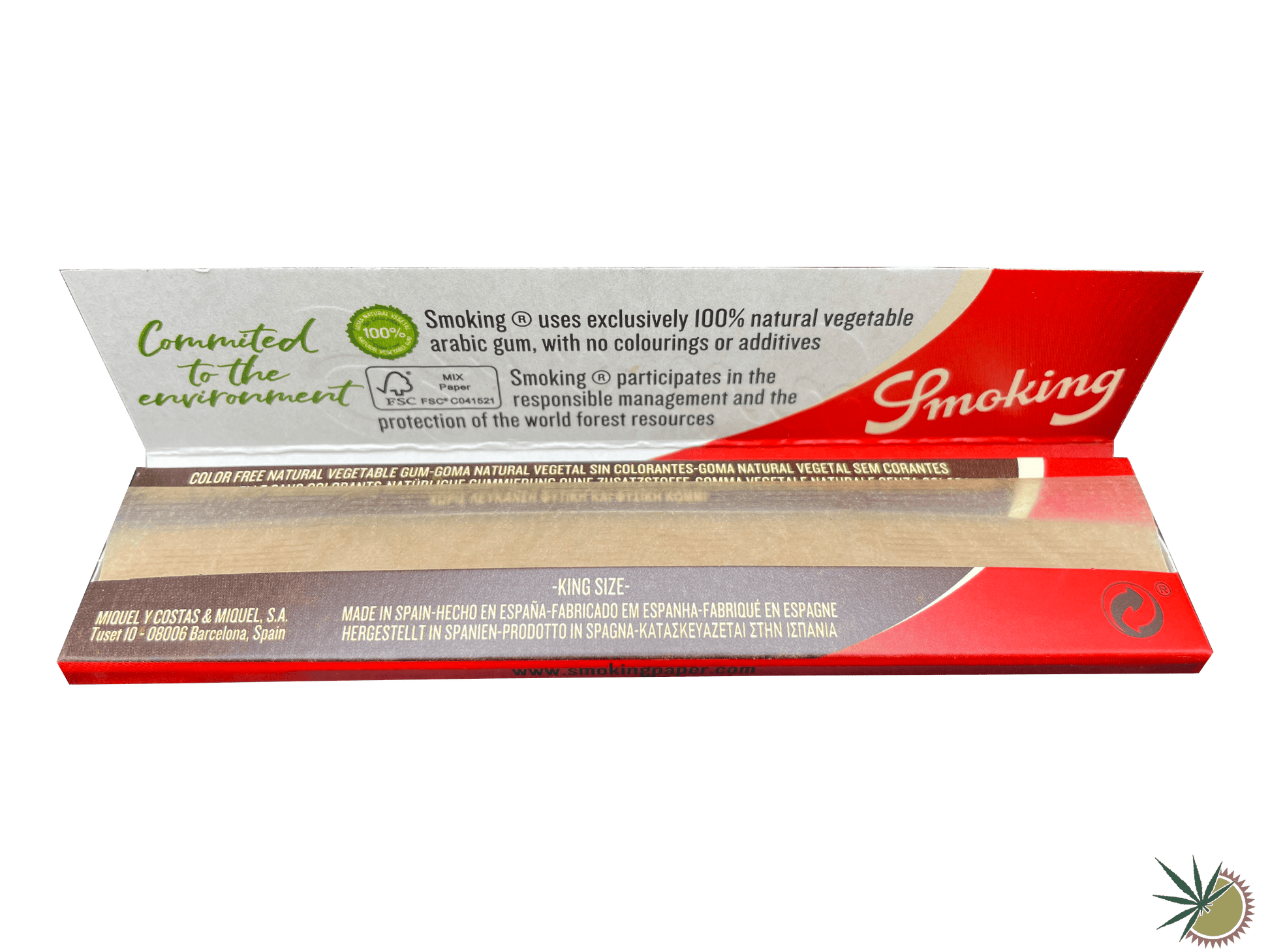 Smoking Brown Longpapers ungebleicht King Size Slim - THC Headshop